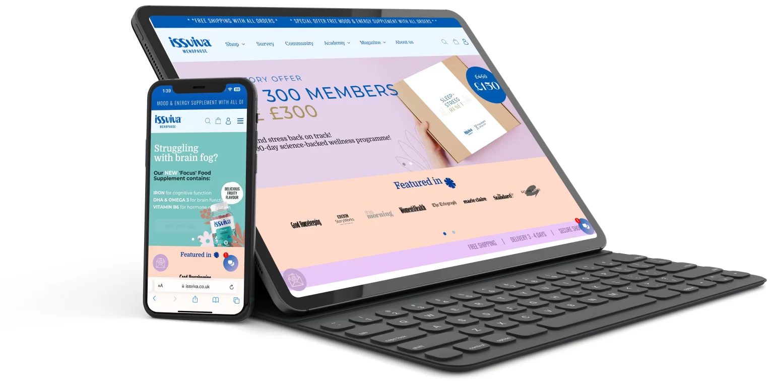 Issviva Mockup tablet and phone